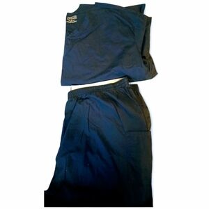 Navy Blue Cherokee Scrub Set